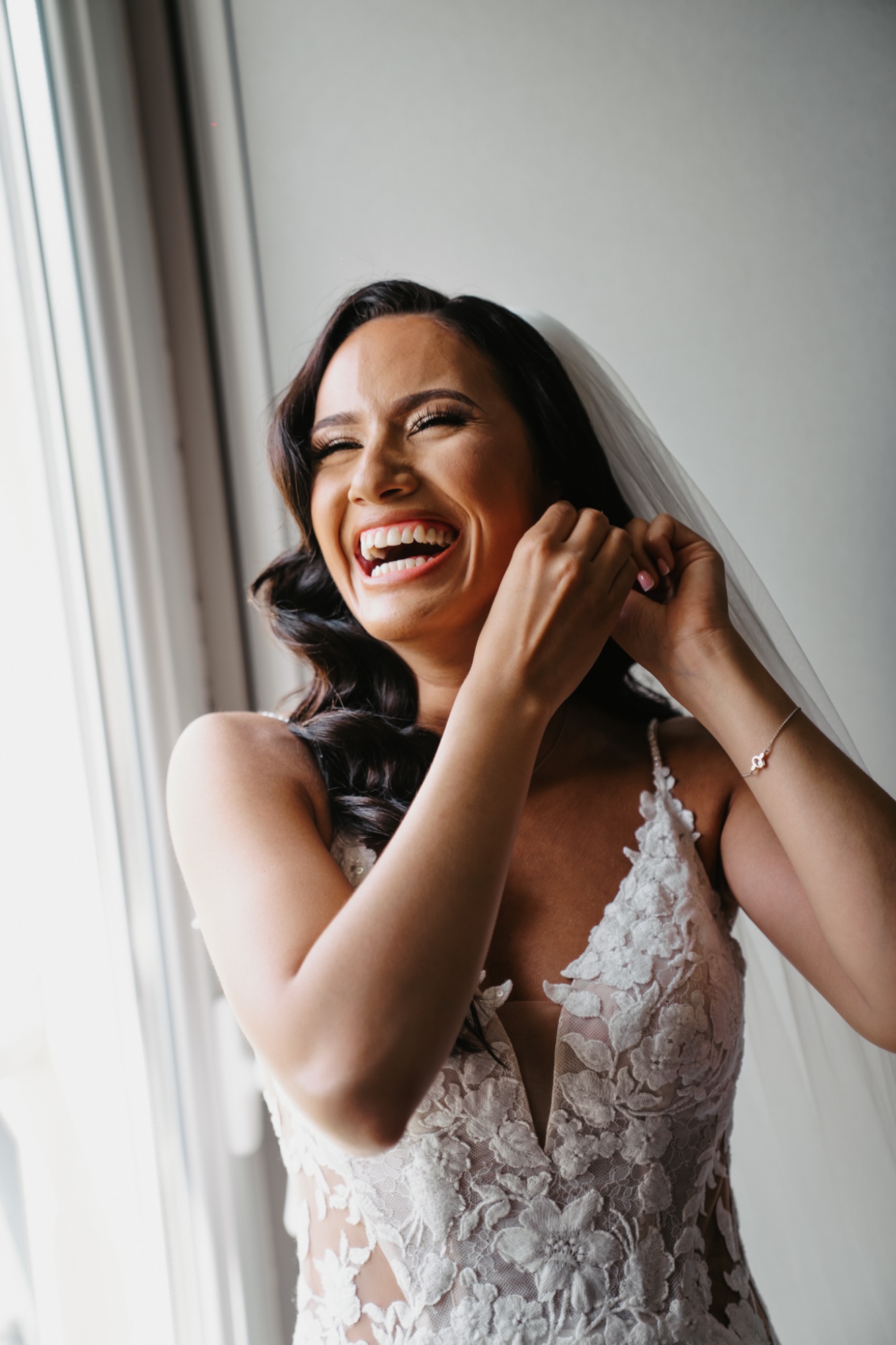 Mariée sourire